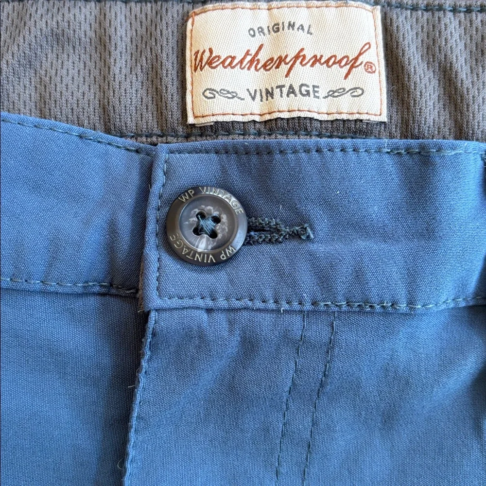 Weatherproof Regular Fit Blue Cargo Shorts‎ Size 36